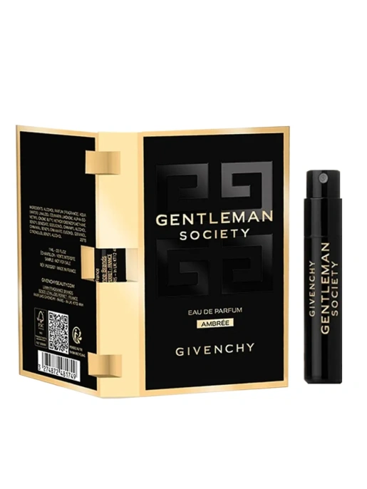 Пробник Оригинал GIVENCHY Gentleman Society Eau De Parfum Ambree 1 ml