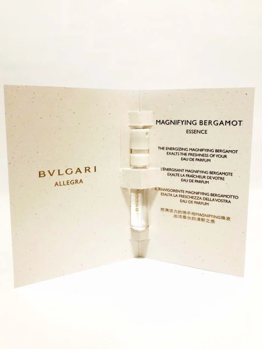 Пробник Оригинал Bvlgari Allegra Magnifying Bergamot 1.5 ml