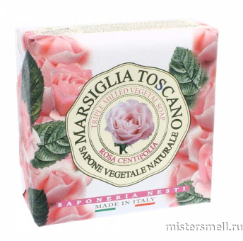 картинка Мыло Nesti Dante Marsiglia Toscano Rosa Centifolia Роза Центифолия 200 гр. от оптового интернет магазина MisterSmell