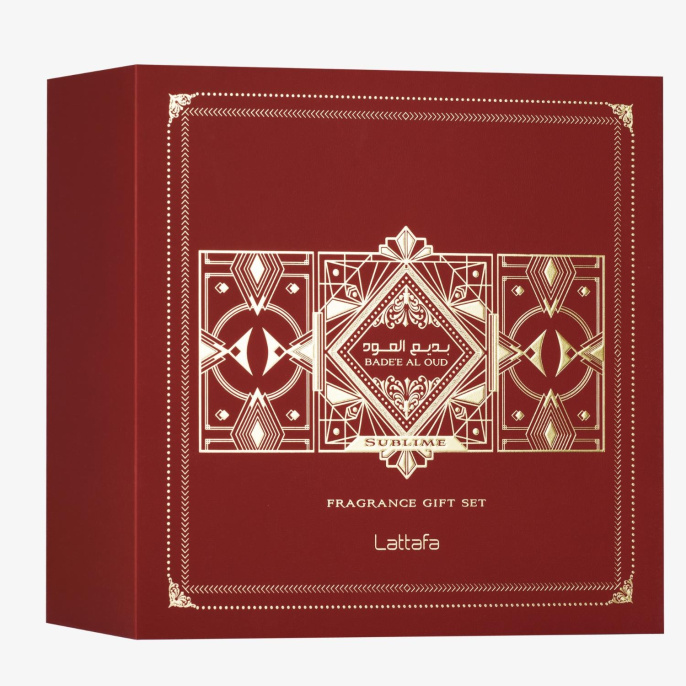 Наобор оригинал Lattafa Bade'e Al Oud Sublime Gift Set 3в1