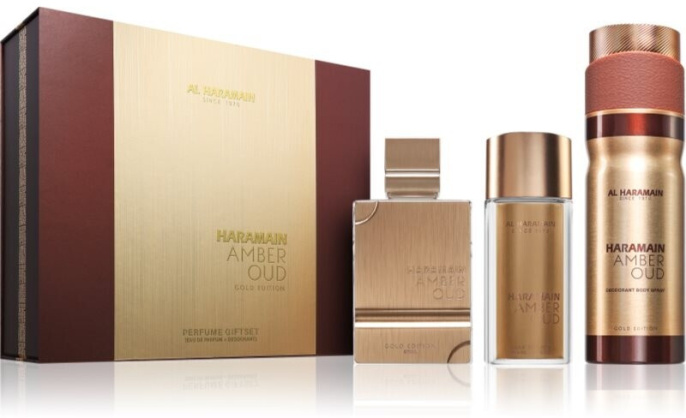 Набор оригинал Al Haramain Amber Oud Gold Edition Perfume Gift Set