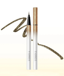 Подводка водостойкая с шиммером Farres бронзово-золотая Тон 105