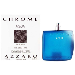 Тестер оригинал Azzaro Chrome Aqua Edt (M) 100 мл