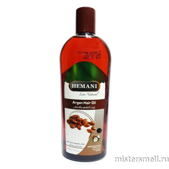 картинка Масло арганы для волос Hemani Argan Hair Oil 200 мл от оптового интернет магазина MisterSmell