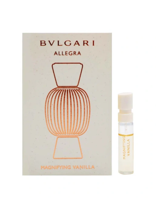 Пробник Оригинал Bvlgari Allegra Magnifying Vanilla 1.5 ml