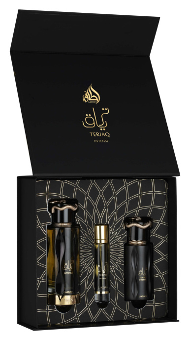 Набор оригинал Lattafa Teriaq Intense Gift Set 3в1