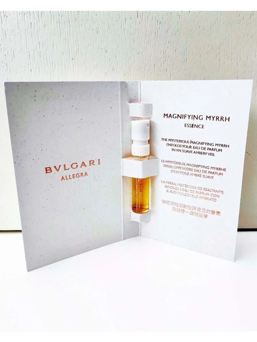 Пробник Оригинал Bvlgari Allegra Myrrh Essence 1.5 ml