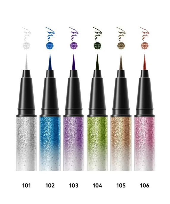 Подводка водостойкая с шиммером Farres фиолетовая Тон 103