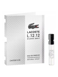 Пробник Оригинал Lacoste L.12.12 Silver Grey Parfum 2 ml