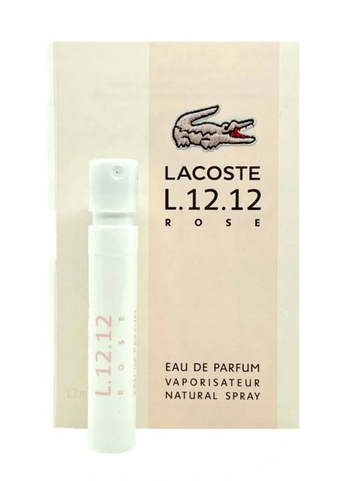 Пробник Оригинал Lacoste L.12.12 Rose Eau De Parfume 1.2 ml