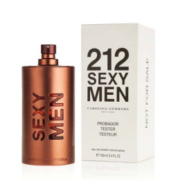 Тестер оригинал Carolina Herrera 212 Men Sexy Edt 100 мл