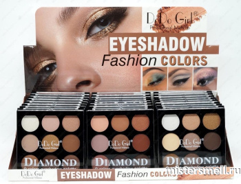 Купить оптом Тени комплект все тона DoDo Girl Diamond 9 colors Eyeshadow Palette с оптового склада
