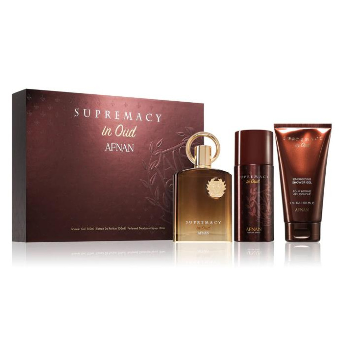 Набор оригинал Afnan Supremacy in Oud Luxury Gift Set (2x150+100ml)