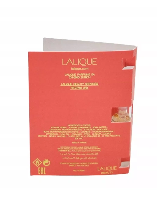 Пробник Оригинал LALIQUE Soleil Eau De Parfum 1.8 ml