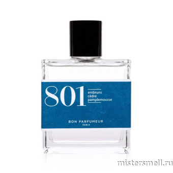 картинка Оригинал Bon Parfumeur - 801 Sea Spray, Cedar, Grapefruit 100 ml от оптового интернет магазина MisterSmell