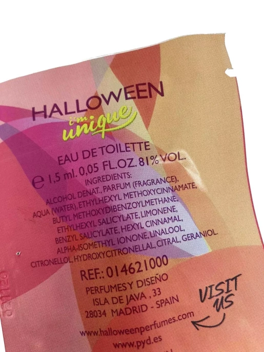 Пробник Оригинал Jesus Del Pozo Halloween I'm Unique 1.5 ml