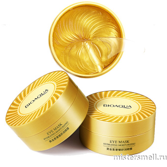 Купить оптом Патч Гидрогелевый с золотом BioAqua Eye Mask Hydrating Moisturizing Gold 60 шт с оптового склада