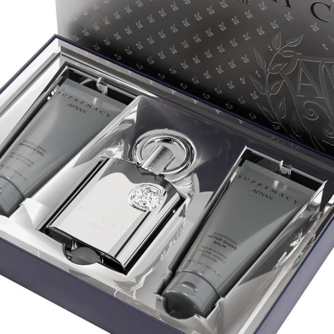 Набор оригинал Afnan Supremacy Silver Luxury Gift Set (3x100ml)