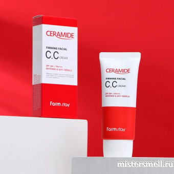 Купить оптом Укрепляющий сс крем с керамидами FarmStay Ceramide Firming Facial Cc Cream с оптового склада