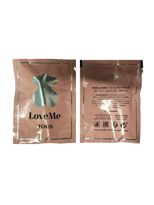 Пробник Оригинал Tous Love Me The Silver Любовь К Серебру 1.5 ml