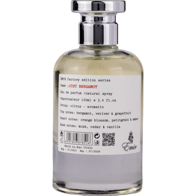 Paris Corner - Just Bergamot Eau de Parfum 100 ml