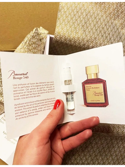 Пробник Оригинал Maison Francis Kurkdjian Baccarat Rouge 540 Extrait De Parfum 2 ml