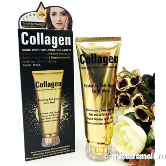 Купить оптом Гель для умывания омолаживающий Collagen Restoring Anti-Aging Facial Wash 120 ml с оптового склада