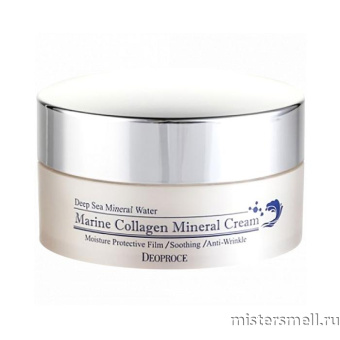 Купить оптом Крем для лица морской коллаген Deoproce Marine Collagen Mineral Cream с оптового склада