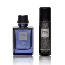 Fragrance World - Black Leather Men Free Deo Spray Inside 100 ml
