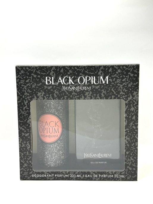 Набор парфюм+дейзик Yves Saint Laurent Black Opium 20+200 ml