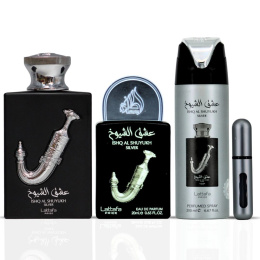 Набор Lattafa Pride Ishq Al Shuyukh Silver Gift Set