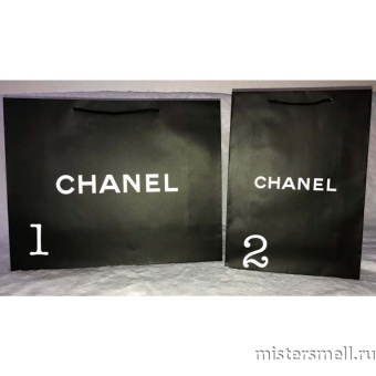 картинка Пакет Chanel Black бумажный в асс-те от оптового интернет магазина MisterSmell