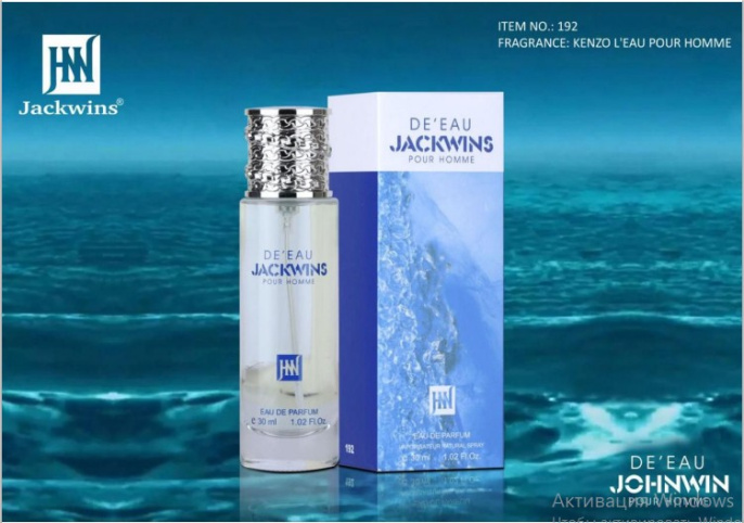 Johnwin - De'eau Pour Homme 30 ml