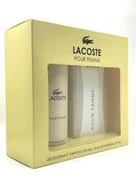 Набор парфюм+дейзик Lacoste Pour Femme 20+200 ml