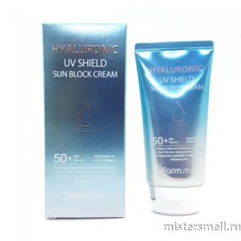 Купить оптом Солнцезащитный крем с гиалуроновой кислотой Farm Stay Hyaluronic UV Shield Sun Cream 100 gr с оптового склада