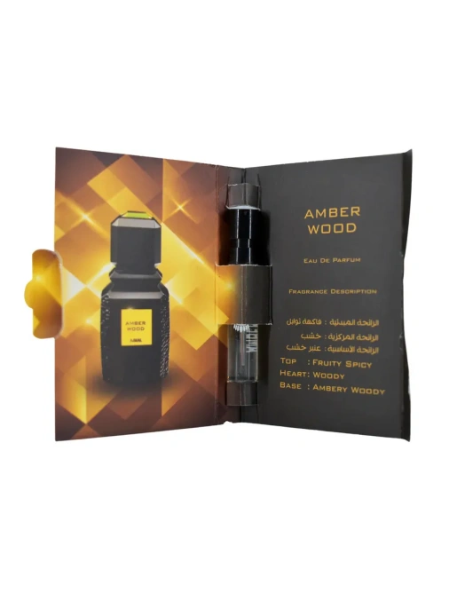 Пробник Оригинал Ajmal Amber Wood Eau De Parfum Древесная Амбра 1.5 ml