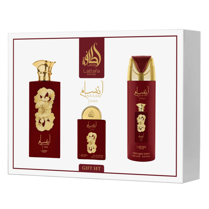 Набор Lattafa Pride Ansaam Gold Gift Set