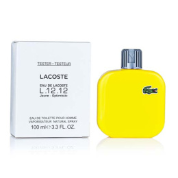 Тестер оригинал Lacoste L. 12.12 Jaune Optimistic Edt 100 мл