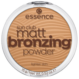 Пудра бронзирующая матовая Essence Sun Club тон 01 Natural
