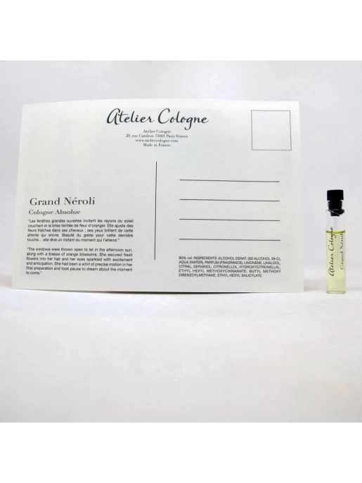 Пробник Оригинал Atelier Cologne Grand Neroli 2 ml