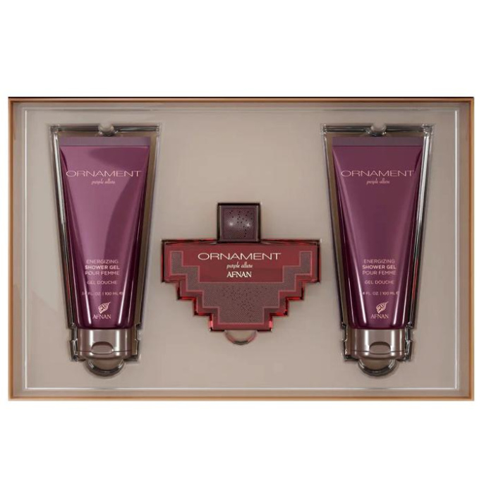 Набор оригинал Afnan Ornament Purple Allure Luxury Gift Set (3x100ml)