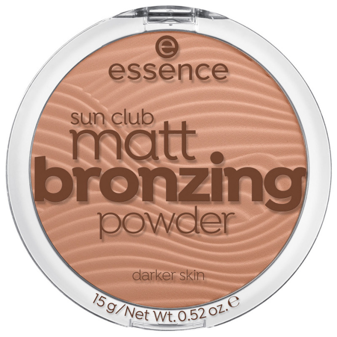 Пудра бронзирующая матовая Essence Sun Club тон 02 Sunny