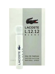 Пробник Оригинал Lacoste L.12.12 Blanc Eau De Parfume 1.2 ml