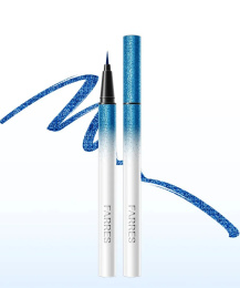 Подводка водостойкая с шиммером Farres синяя Тон 102