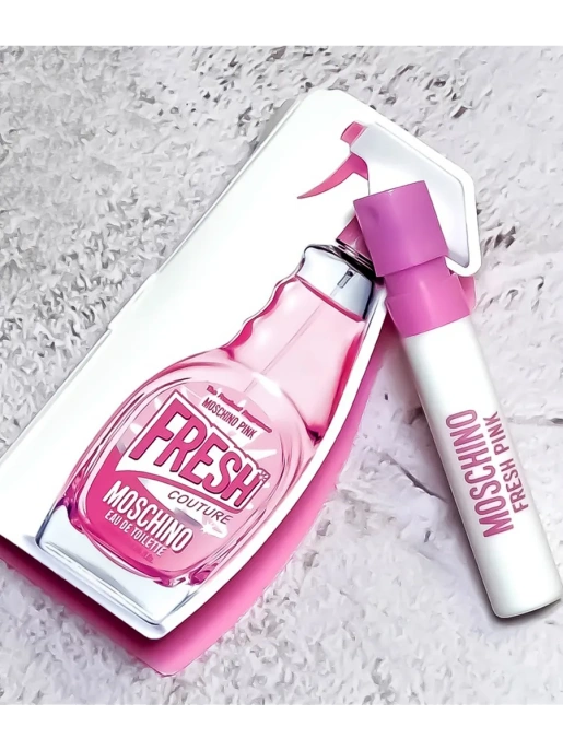 Пробник Оригинал MOSCHINO Pink Fresh Couture Аромат Чистоты 1 ml