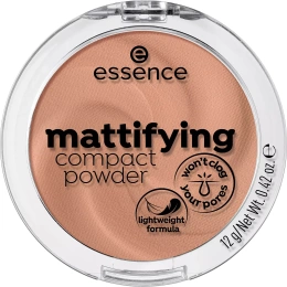 Пудра матирующая компактная Essence Mattifying Compact Powder тон 02 Soft Beige