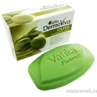 картинка Мыло питательное с оливой Vatika Naturals Olive 115 g от оптового интернет магазина MisterSmell
