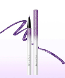 Подводка водостойкая с шиммером Farres фиолетовая Тон 103