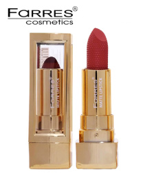 Помада нюдовая матовая Farres 5006-A Тон 03 красно-коричневый