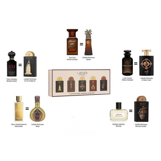 Набор оригинал Lattafa Pride 5х20 ml Gift Set Box №4